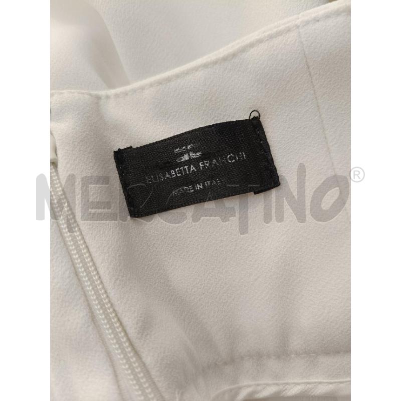 PANTALONE DONNA ELISABETTA FRANCHI BIANCO LOGO | Mercatino dell'Usato Roma gregorio vii 4