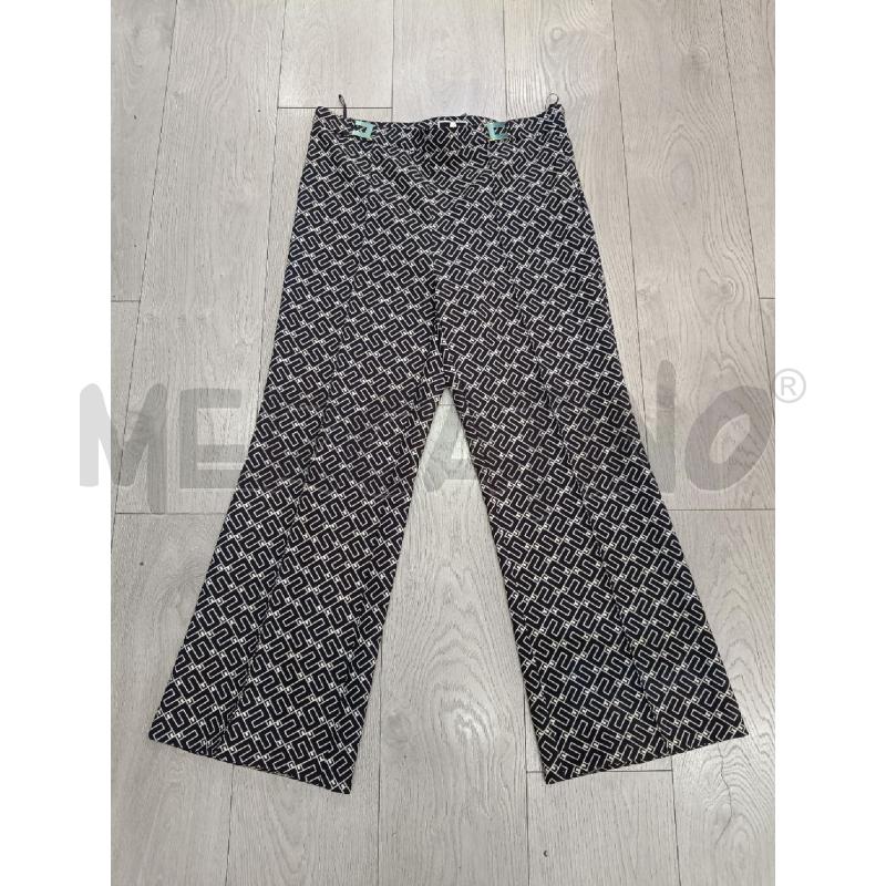 PANTALONE DONNA ELISABETTA FRANCHI NERO MONOGRAM | Mercatino dell'Usato Roma gregorio vii 1