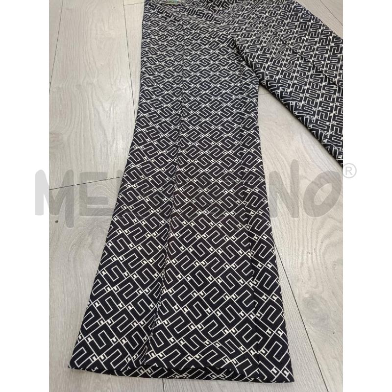 PANTALONE DONNA ELISABETTA FRANCHI NERO MONOGRAM | Mercatino dell'Usato Roma gregorio vii 2