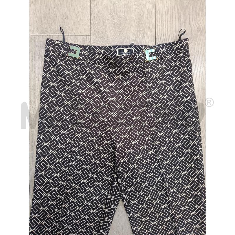 PANTALONE DONNA ELISABETTA FRANCHI NERO MONOGRAM | Mercatino dell'Usato Roma gregorio vii 4