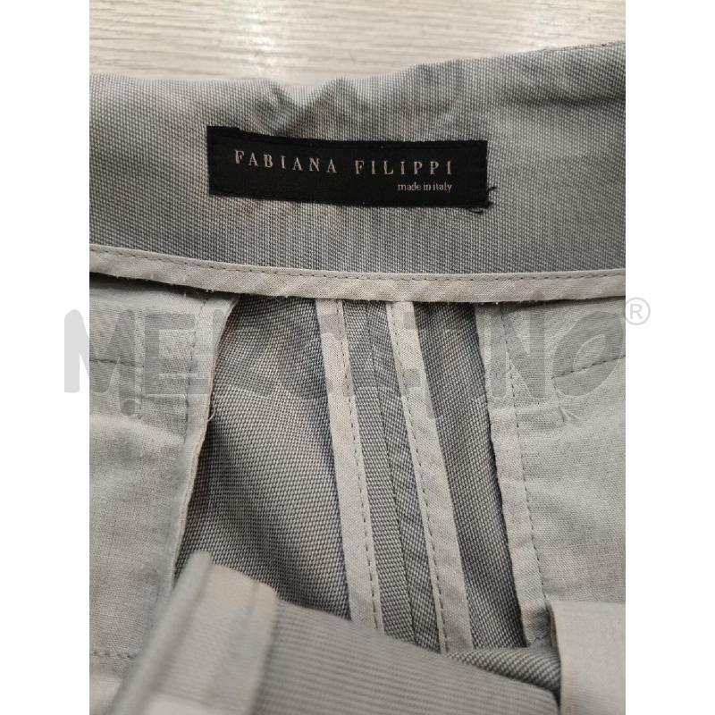 PANTALONE DONNA FABIANA FILIPPI GRIGIO  | Mercatino dell'Usato Roma gregorio vii 3
