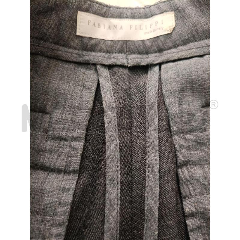 PANTALONE DONNA FABIANA FILIPPI GRIGIO  | Mercatino dell'Usato Roma gregorio vii 3