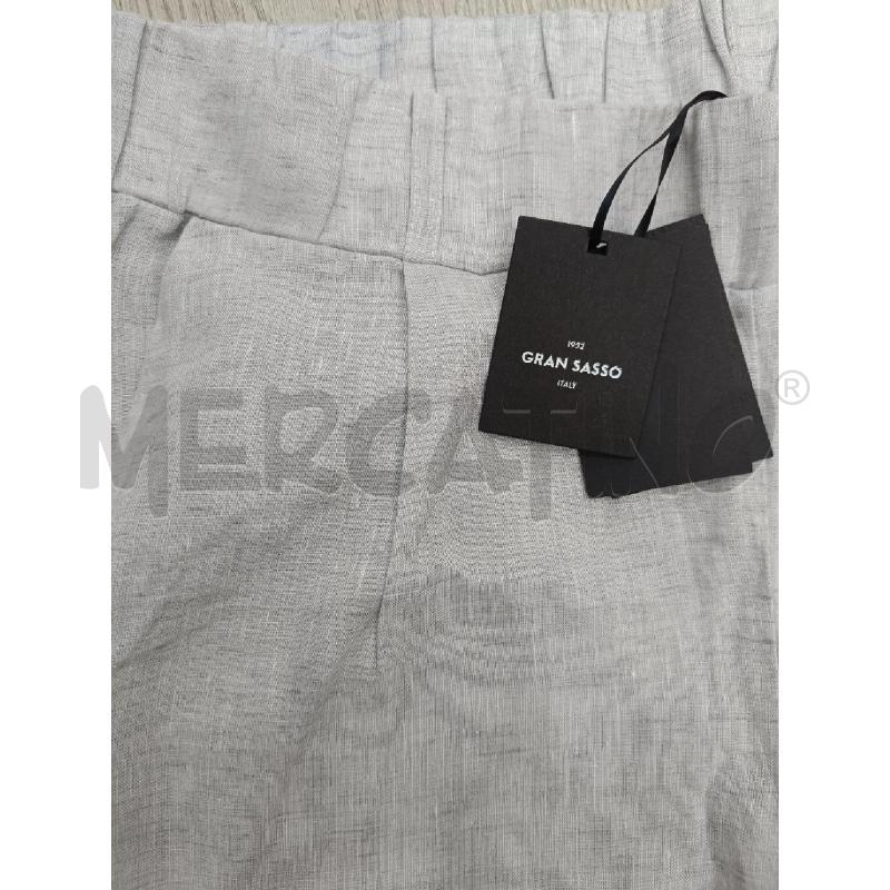 PANTALONE DONNA GRAN SASSO GRIGIO LACCETTI DORATI | Mercatino dell'Usato Roma gregorio vii 2