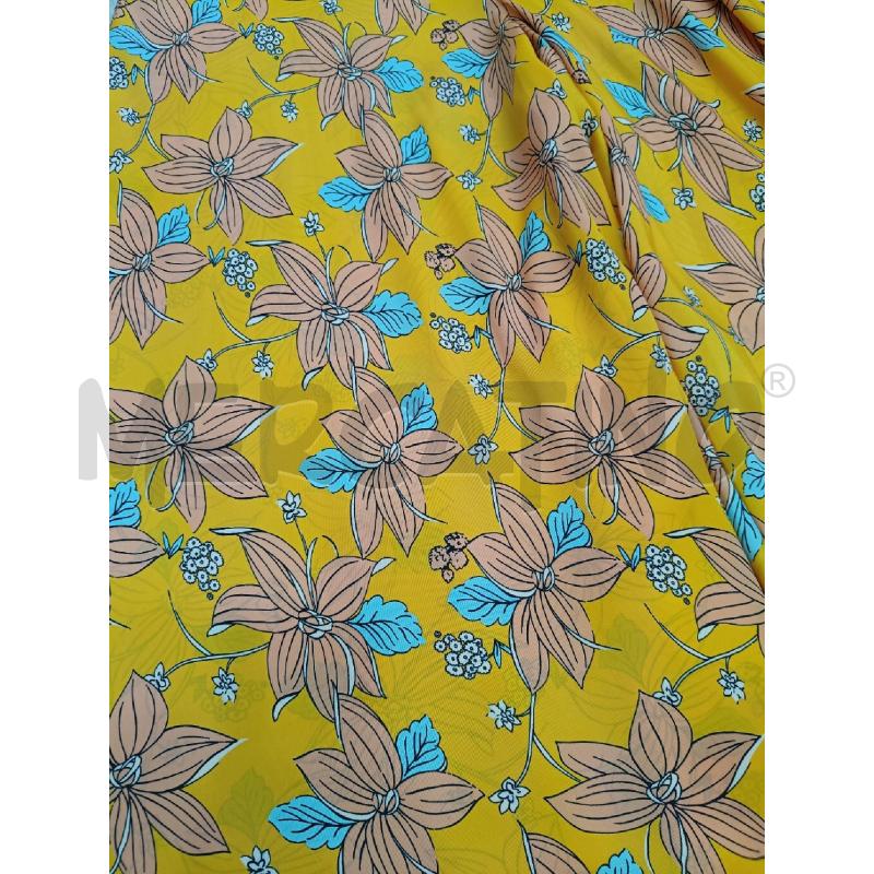 PANTALONE DONNA INTREND ARANCIONE FIORI | Mercatino dell'Usato Roma gregorio vii 2