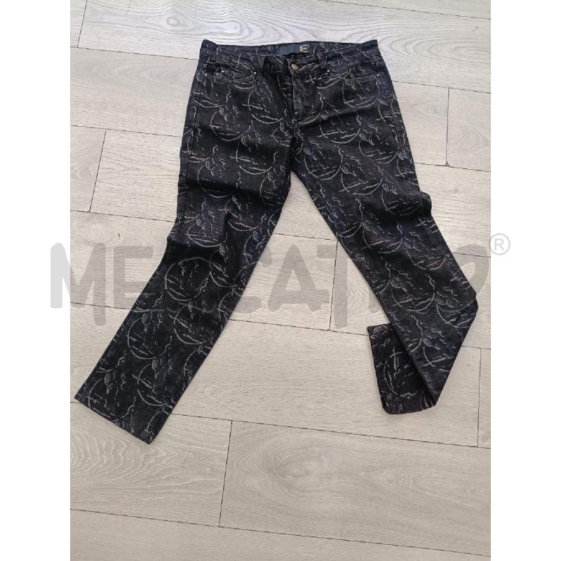 PANTALONE DONNA JUST CAVALLI NBERO LUREX | Mercatino dell'Usato Roma gregorio vii 1