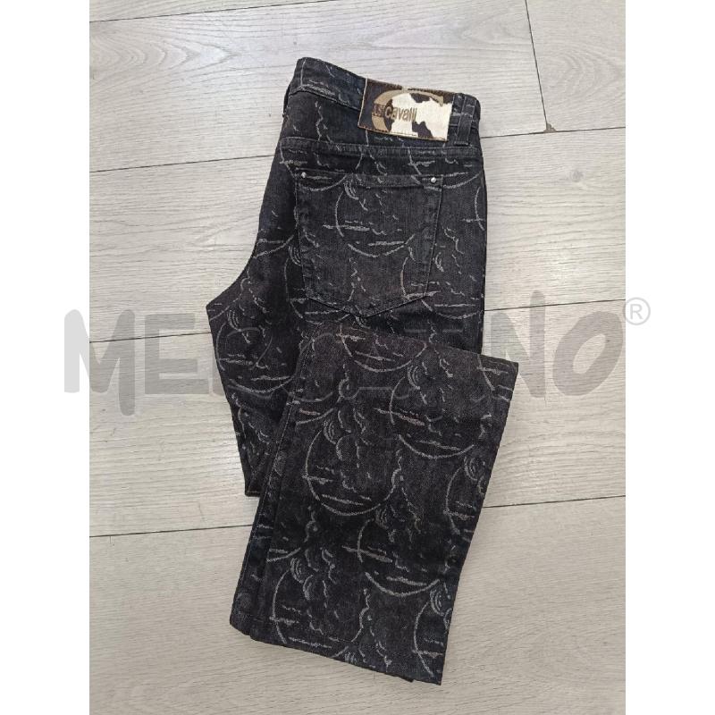 PANTALONE DONNA JUST CAVALLI NBERO LUREX | Mercatino dell'Usato Roma gregorio vii 3