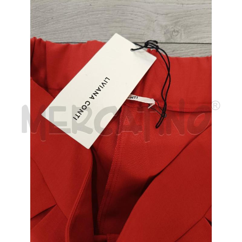 PANTALONE DONNA LIVIANA CONTI ROSSO | Mercatino dell'Usato Roma gregorio vii 3