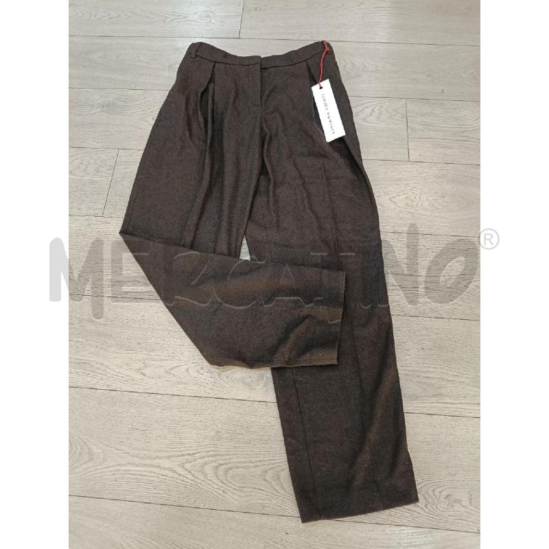 PANTALONE DONNA LIVIANA CONTI  MARRONE | Mercatino dell'Usato Roma gregorio vii 2