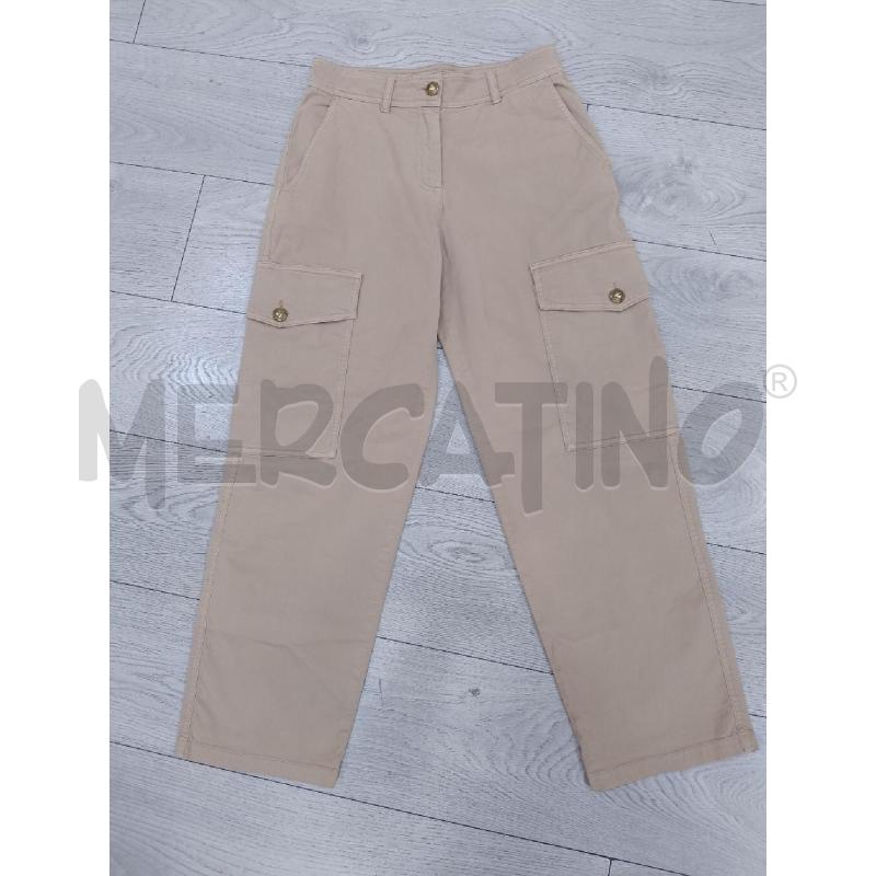 PANTALONE DONNA LUISA SPAGNOLI BEIGE CARGO | Mercatino dell'Usato Roma gregorio vii 1