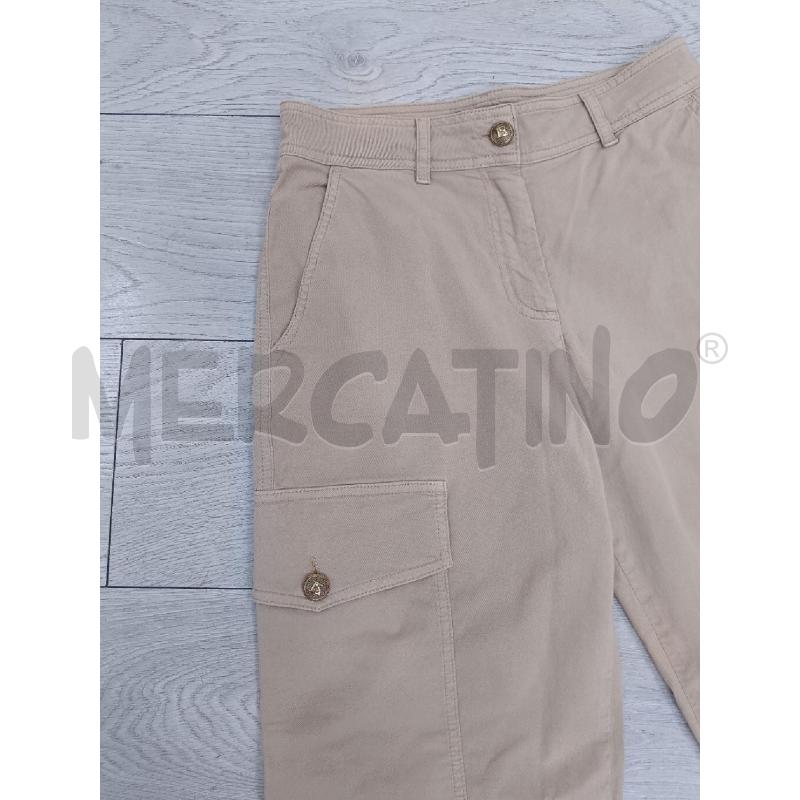 PANTALONE DONNA LUISA SPAGNOLI BEIGE CARGO | Mercatino dell'Usato Roma gregorio vii 2