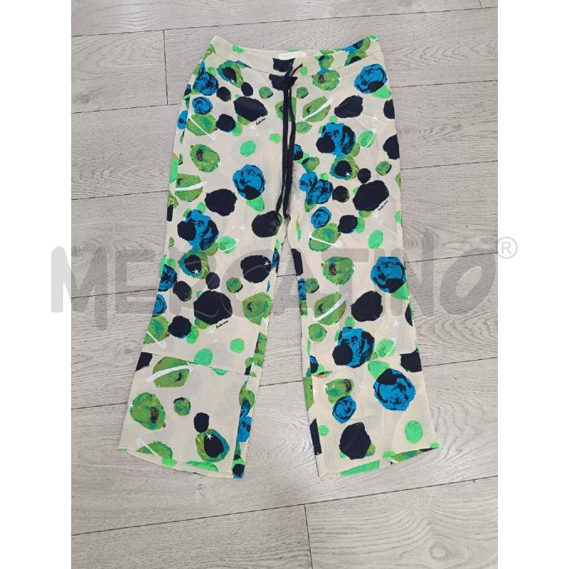 PANTALONE DONNA L'AUTRECHOSE BEIGE FANT VERDE BLU | Mercatino dell'Usato Roma gregorio vii 1