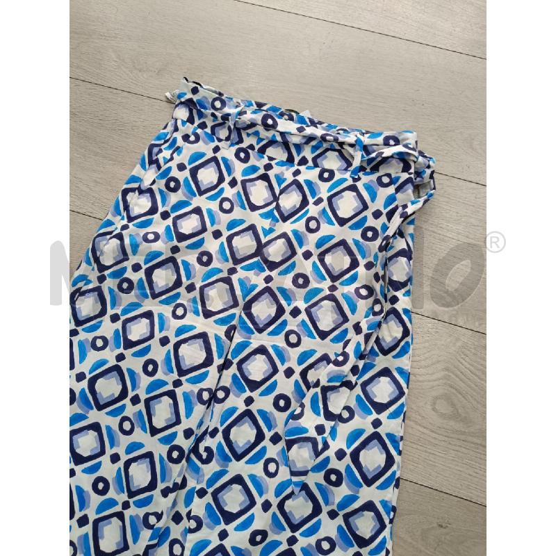 PANTALONE DONNA MARELLA BIANCO FANTASIA BLU | Mercatino dell'Usato Roma gregorio vii 3
