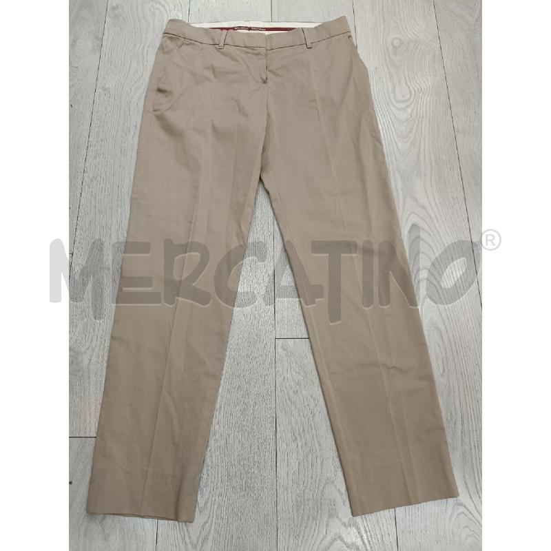 PANTALONE DONNA MAX MARA BEIGE COTONE | Mercatino dell'Usato Roma gregorio vii 1