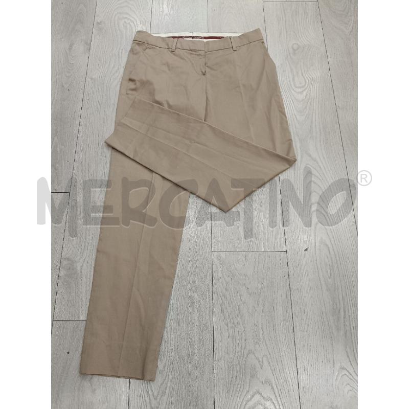 PANTALONE DONNA MAX MARA BEIGE COTONE | Mercatino dell'Usato Roma gregorio vii 2