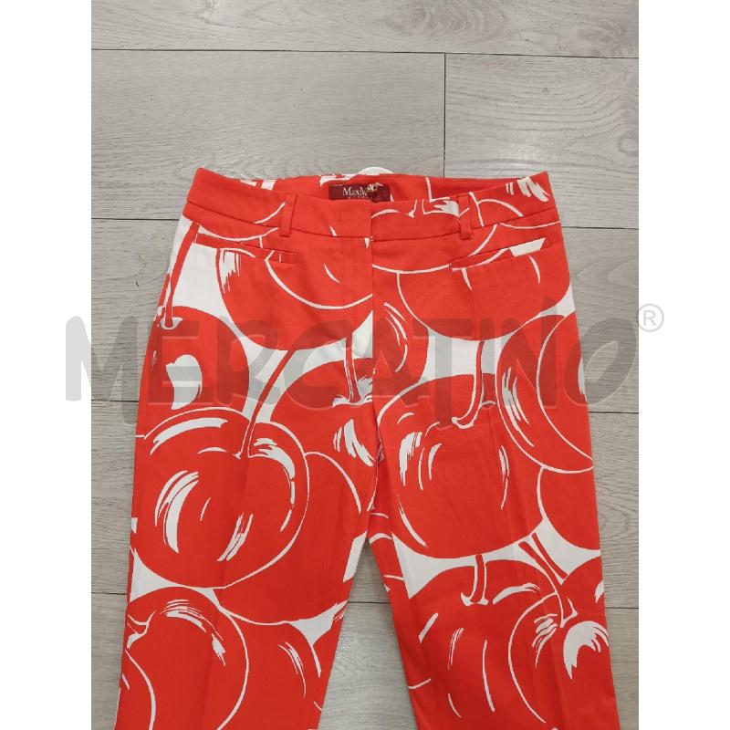 PANTALONE DONNA MAX MARA CILIEGIE ROSSE | Mercatino dell'Usato Roma gregorio vii 3