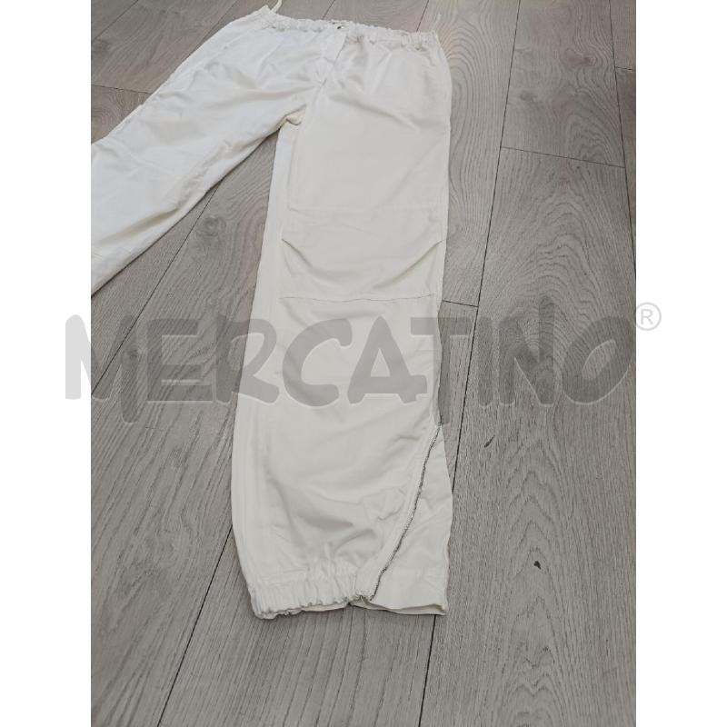 PANTALONE DONNA MIUMIU BIANCHI ZIP LATERALI | Mercatino dell'Usato Roma gregorio vii 2