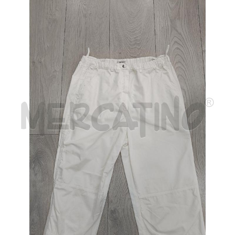 PANTALONE DONNA MIUMIU BIANCHI ZIP LATERALI | Mercatino dell'Usato Roma gregorio vii 3
