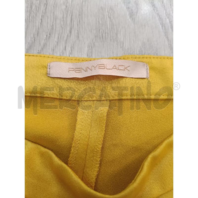 PANTALONE DONNA PENNYBLACK GIALLO TESS LUCIDO | Mercatino dell'Usato Roma gregorio vii 3