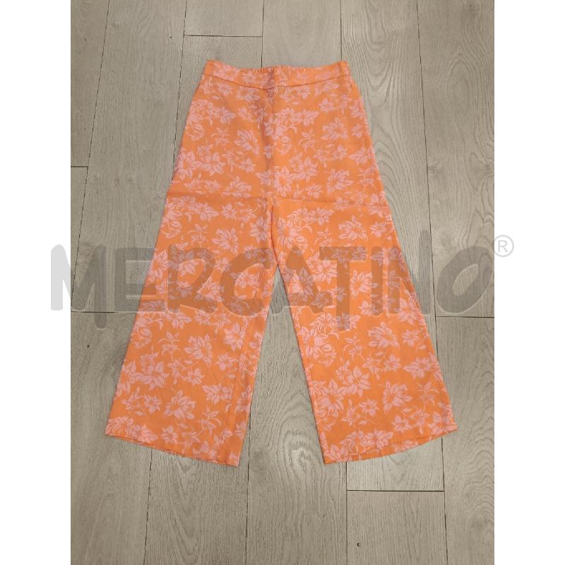 PANTALONE DONNA PINKO ARANCIONE FIORI | Mercatino dell'Usato Roma gregorio vii 1