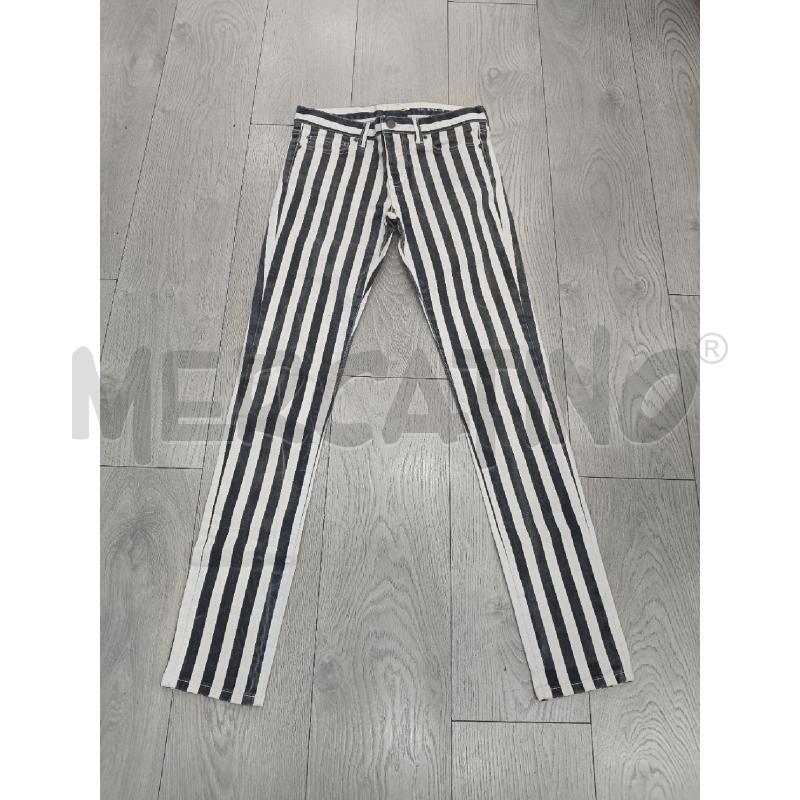 PANTALONE DONNA PRADA RIGHE NERE BIANCHE | Mercatino dell'Usato Roma gregorio vii 1
