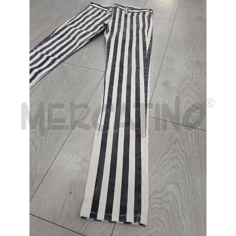 PANTALONE DONNA PRADA RIGHE NERE BIANCHE | Mercatino dell'Usato Roma gregorio vii 2