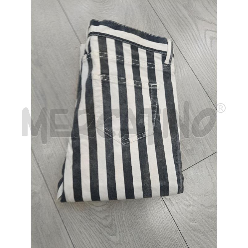 PANTALONE DONNA PRADA RIGHE NERE BIANCHE | Mercatino dell'Usato Roma gregorio vii 4