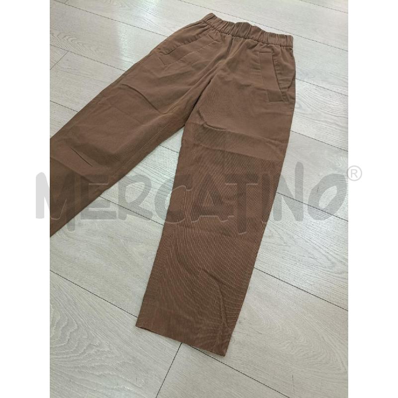 PANTALONE DONNA TELA MARRONE COTONE | Mercatino dell'Usato Roma gregorio vii 2