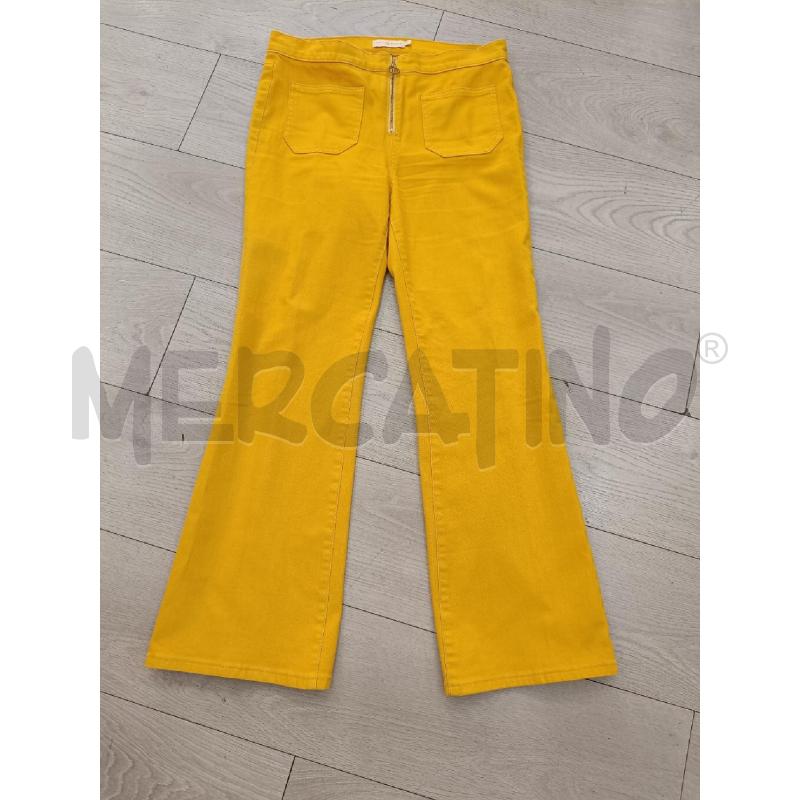 PANTALONE DONNA TORY BURCH GIALLO | Mercatino dell'Usato Roma gregorio vii 1