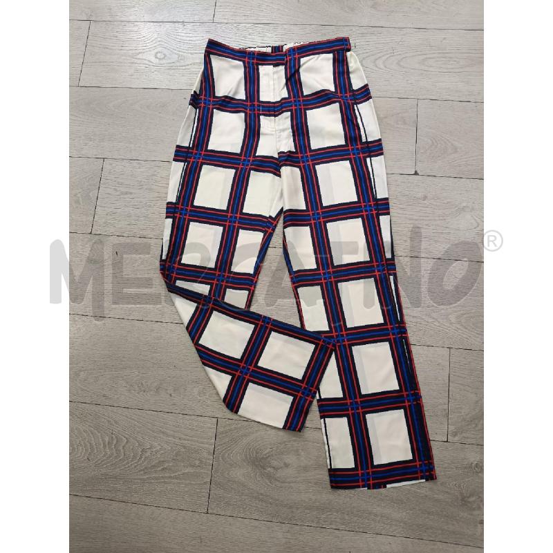 PANTALONE DONNA TORY BURCH RIGHE ROSSE BLU | Mercatino dell'Usato Roma gregorio vii 3