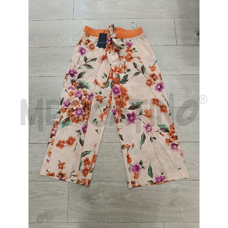PANTALONE DONNA TWIN SET ARANCIONE FIORI | Mercatino dell'Usato Roma gregorio vii 1