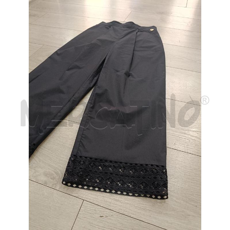 PANTALONE DONNA TWIN SET NERO PIZZO | Mercatino dell'Usato Roma gregorio vii 2