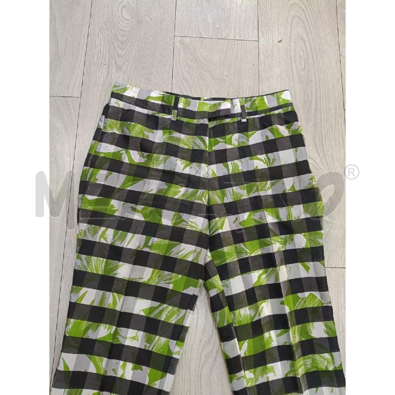 PANTALONE DONNA VERSACE QUADRETTI GRIGIO NERO FANTASIA VERDE | Mercatino dell'Usato Roma gregorio vii 3