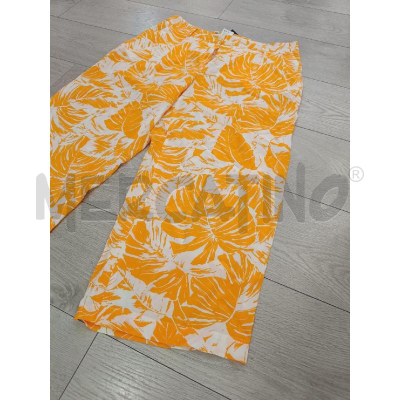 PANTALONE DONNA WEEKEND BIANCO GIALLO SETA | Mercatino dell'Usato Roma gregorio vii 2