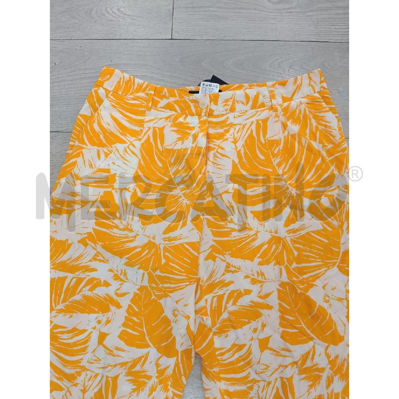 PANTALONE DONNA WEEKEND BIANCO GIALLO SETA | Mercatino dell'Usato Roma gregorio vii 3