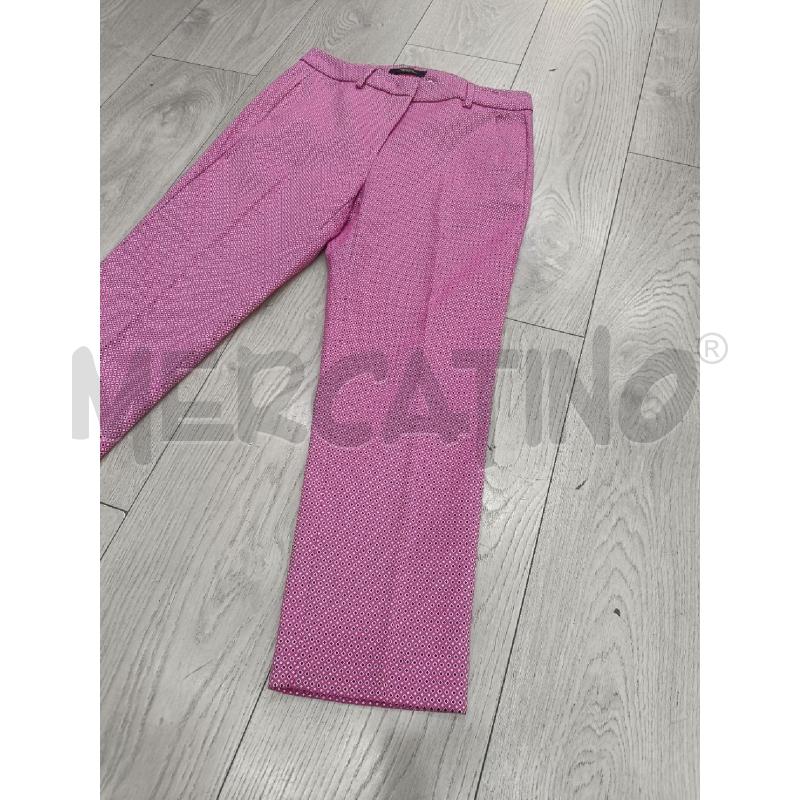 PANTALONE DONNA WEEKEND FUCSIA ROMBI NERI | Mercatino dell'Usato Roma gregorio vii 2