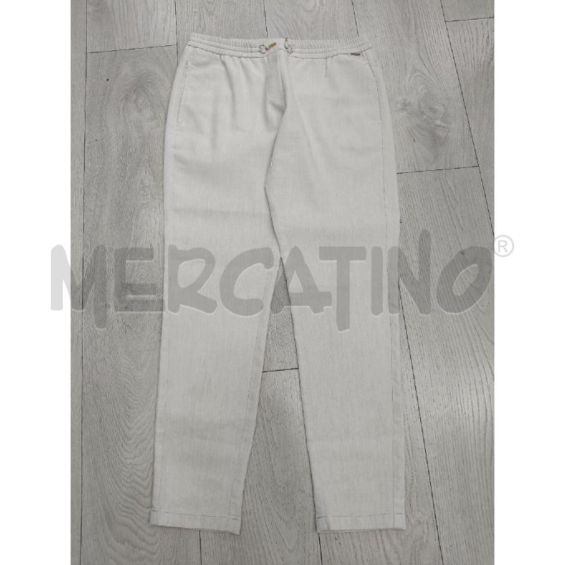 PANTALONE DONNA WOOLRICH BEIGE MISTO LINO | Mercatino dell'Usato Roma gregorio vii 1
