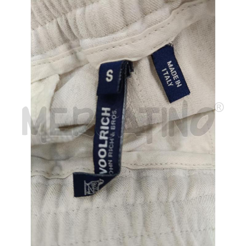 PANTALONE DONNA WOOLRICH BEIGE MISTO LINO | Mercatino dell'Usato Roma gregorio vii 3