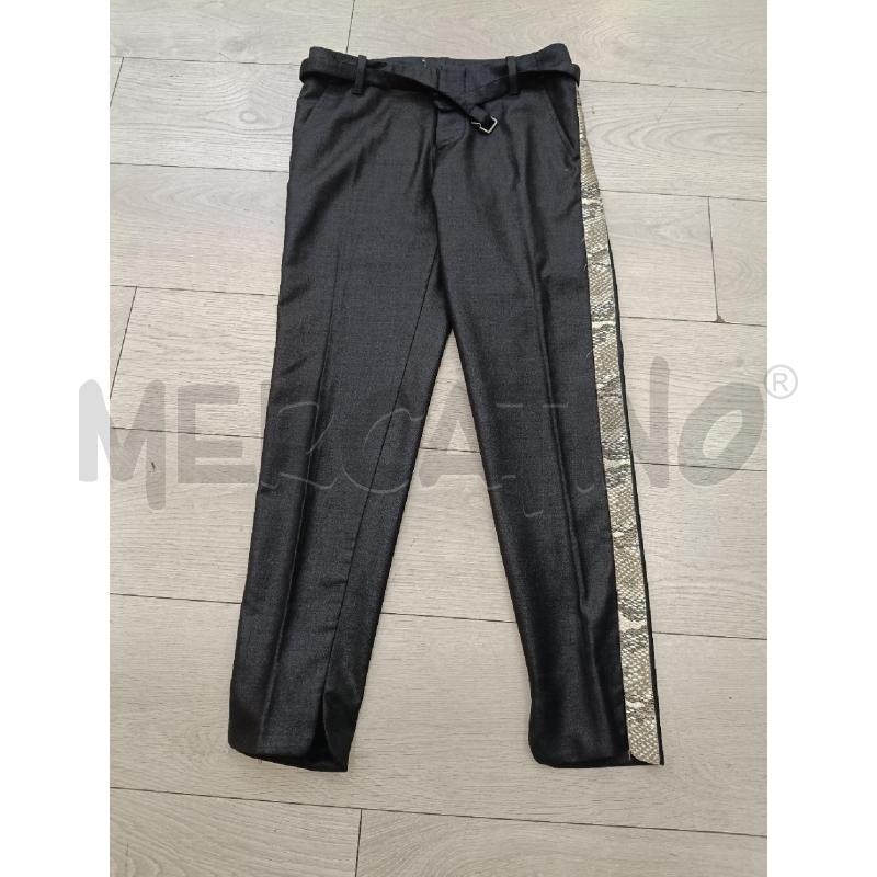 PANTALONE DONNA ZADIG AND VOLTAIRE NERO BORDO PITONATO | Mercatino dell'Usato Roma gregorio vii 3