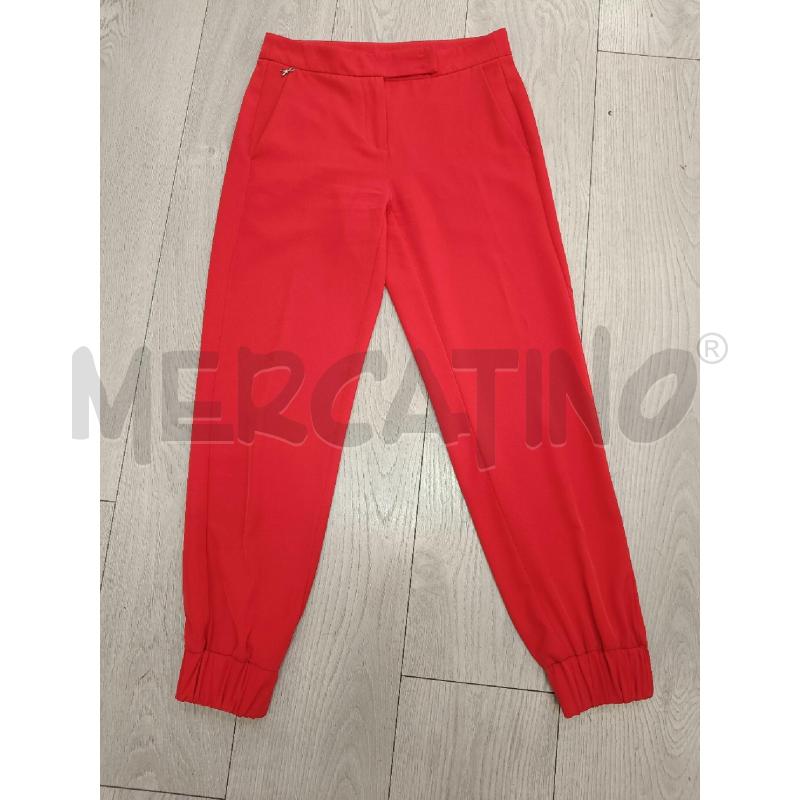 PANTALONE PATRIZIA PEPE ROSSI TUBULAR FINALE  | Mercatino dell'Usato Roma gregorio vii 1