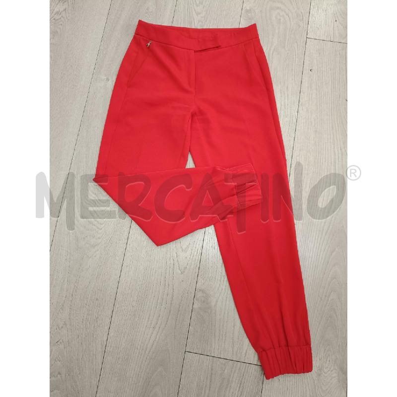 PANTALONE PATRIZIA PEPE ROSSI TUBULAR FINALE  | Mercatino dell'Usato Roma gregorio vii 3