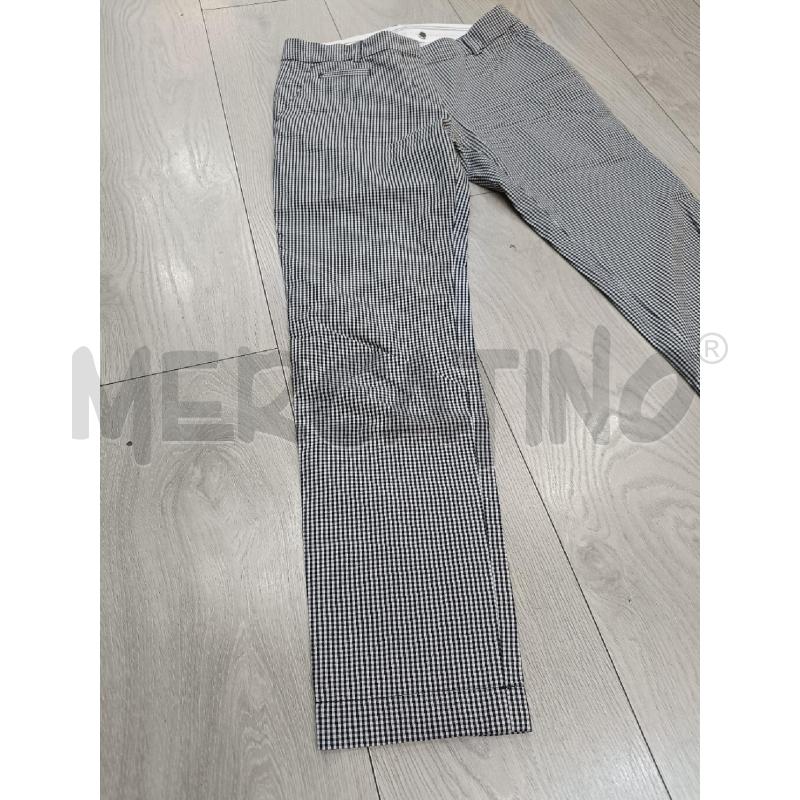 PANTALONE PESERICO QUADRETTATO NERO BIANCO  | Mercatino dell'Usato Roma gregorio vii 2