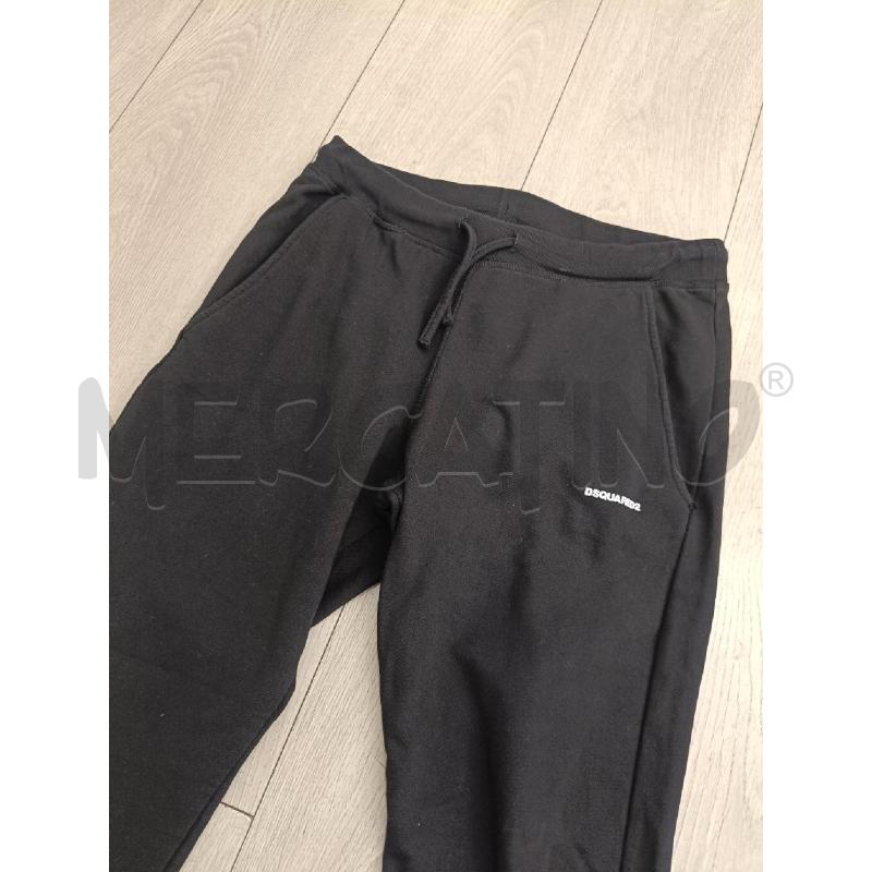 PANTALONE RAGAZZO TUTA NERA DSQUARED  | Mercatino dell'Usato Roma gregorio vii 2