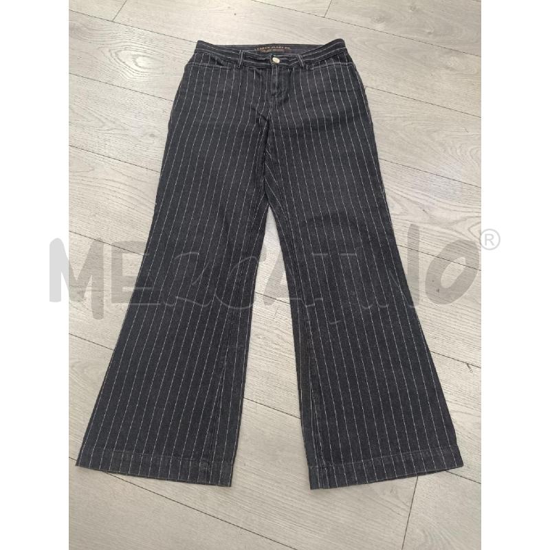 PANTALONE RALPH LAUREN NERO IMPUNTURE BIANCHE  | Mercatino dell'Usato Roma gregorio vii 1