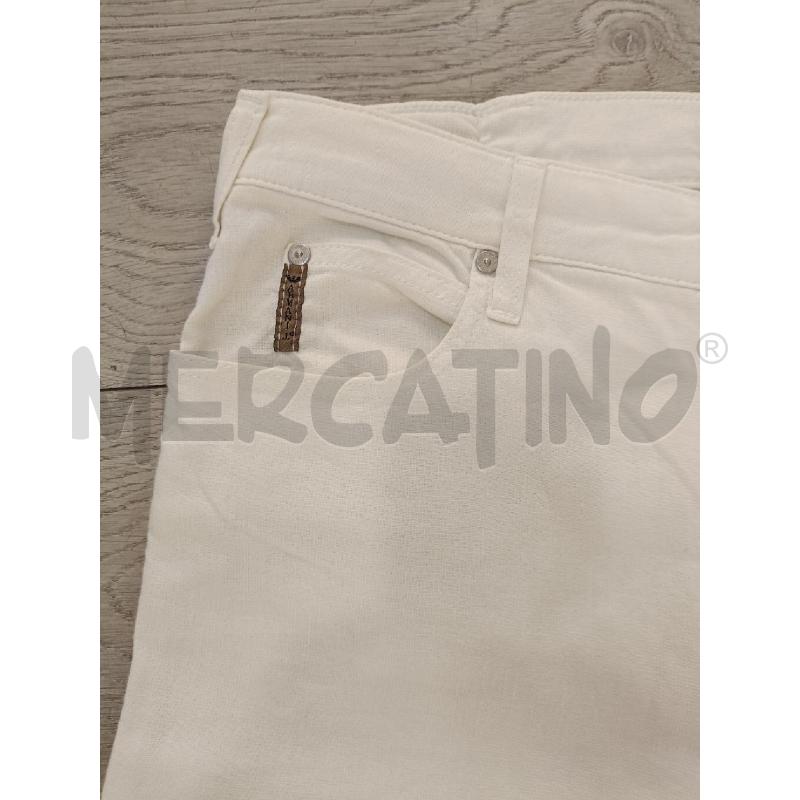 PANTALONE UOMO ARMANI JEANS BIANCO LINO | Mercatino dell'Usato Roma gregorio vii 2