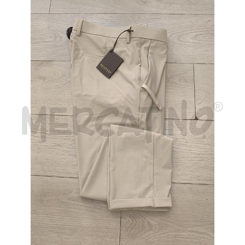 PANTALONE UOMO BRIATORE BEIGE TESSUTO TECNICO | Mercatino dell'Usato Roma gregorio vii 2