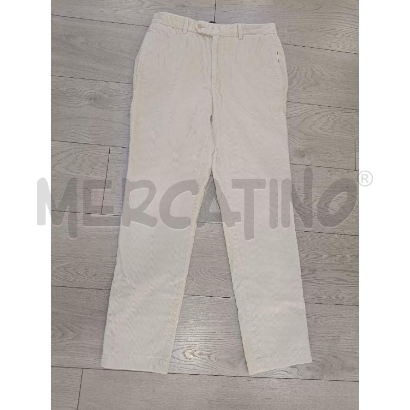 PANTALONE UOMO BURBERRY CREMA A COSTE  | Mercatino dell'Usato Roma gregorio vii 1