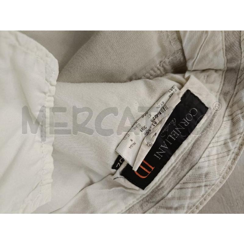 PANTALONE UOMO CORNELIANI BEIGE CHIARI MOD CHINO  | Mercatino dell'Usato Roma gregorio vii 3