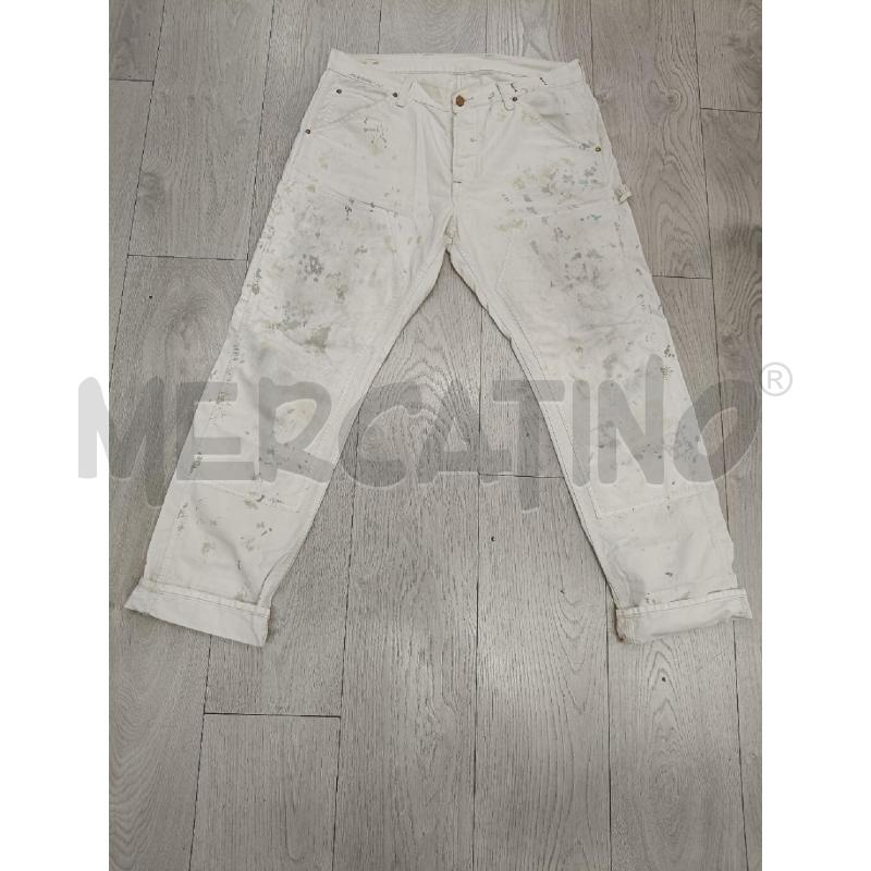 PANTALONE UOMO DENIM & SUPPHY BIANCO SPORCO | Mercatino dell'Usato Roma gregorio vii 1