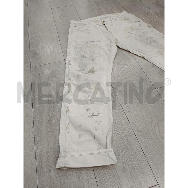 PANTALONE UOMO DENIM & SUPPHY BIANCO SPORCO | Mercatino dell'Usato Roma gregorio vii 2