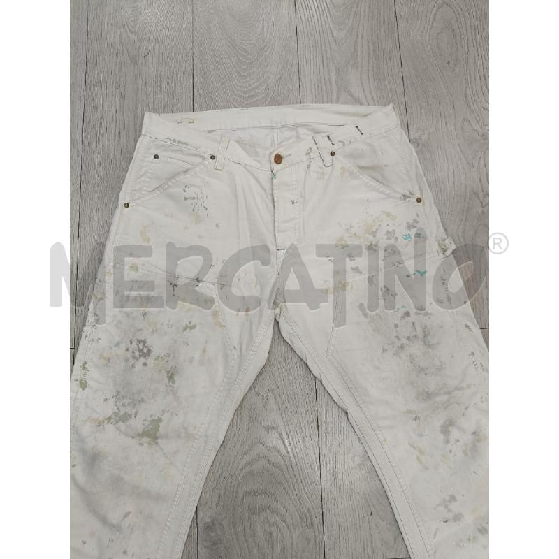 PANTALONE UOMO DENIM & SUPPHY BIANCO SPORCO | Mercatino dell'Usato Roma gregorio vii 3